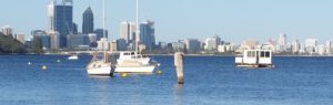 Perth foreshore view from South Perth