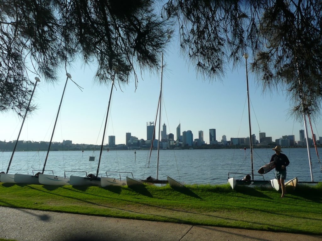 Perth skyline as seen from South Perth foreshore
