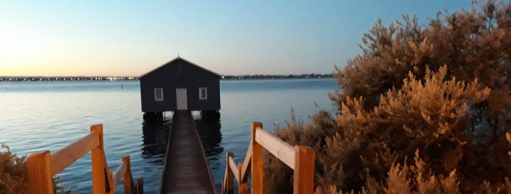The boathouse on the Swan River
