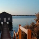 The boathouse on the Swan River