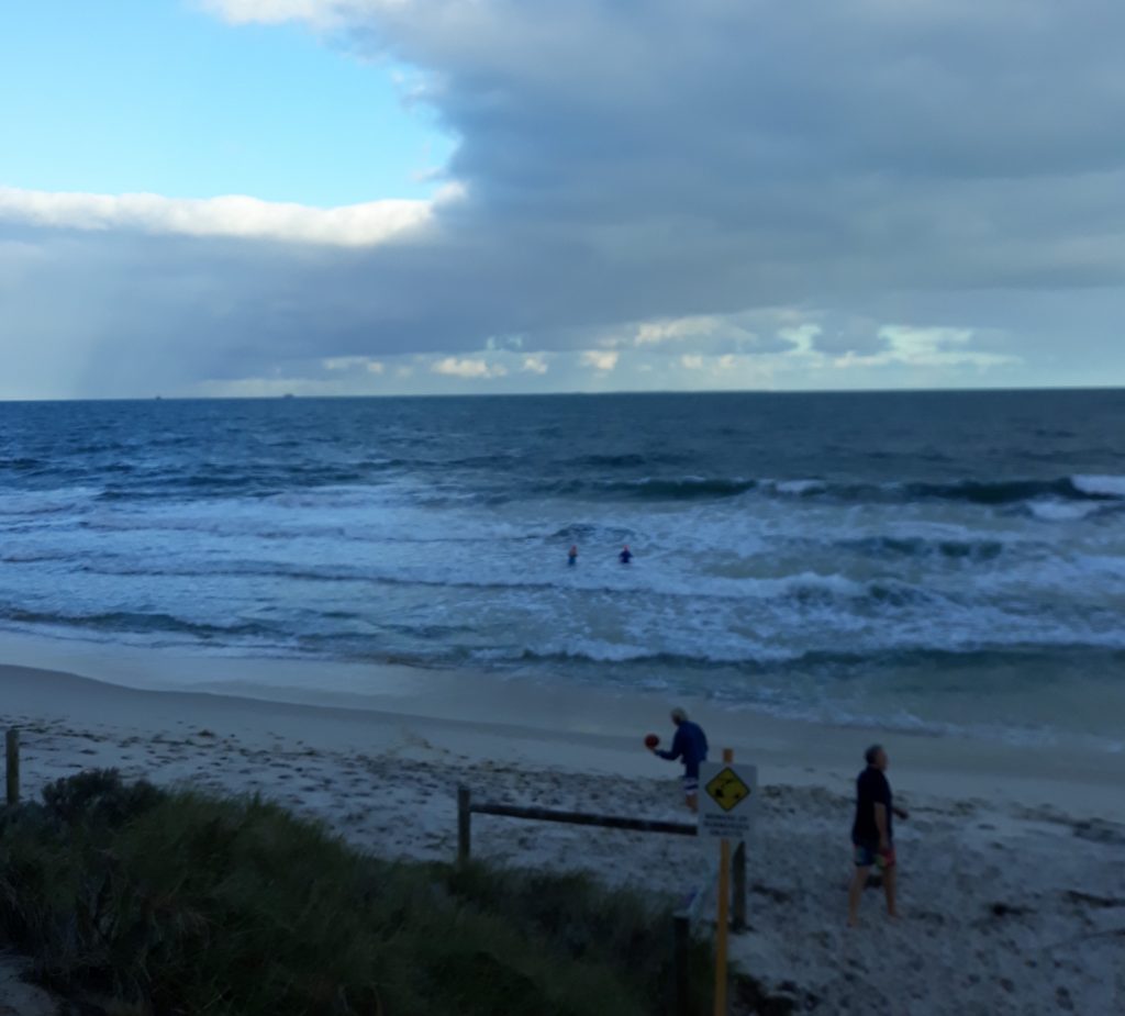 wild weather in Cottesloe