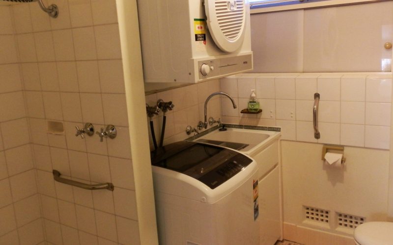 Clothes washer and dryer at Three on Whatley
