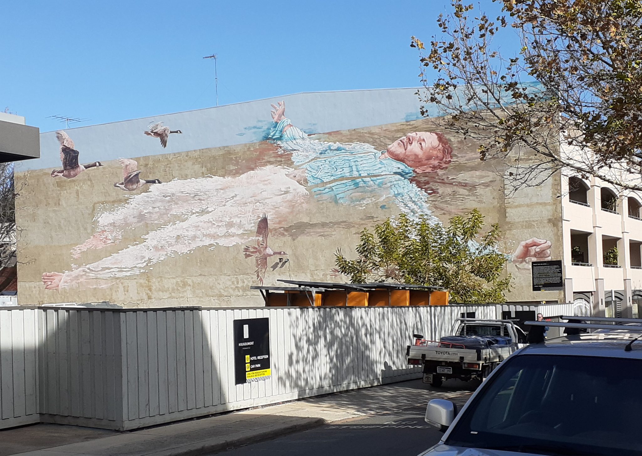 Bannister Square facade art
