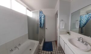 Bathroom in the Suffolk street Villa