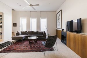 The Architect's Warehouse Fremantle is tastefully furnished